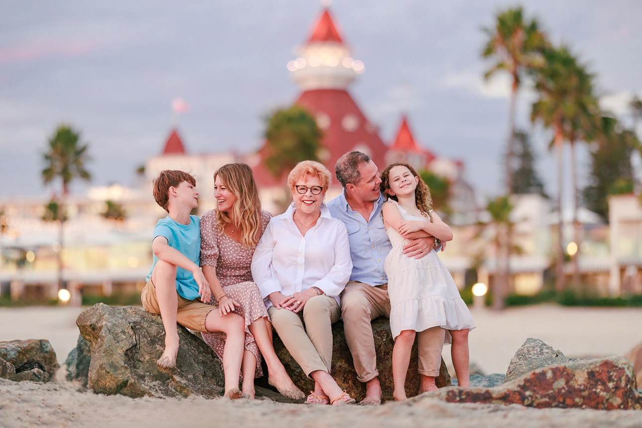 Beach portrait session by Amy Gray
