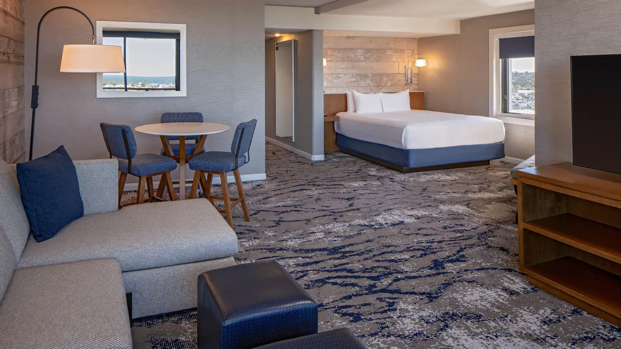 Hyatt Regency Mission Bay corner king room interior